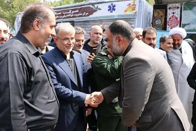 موکب عزاداران حسینی کتابخانه های عمومی استان البرز برپا شد