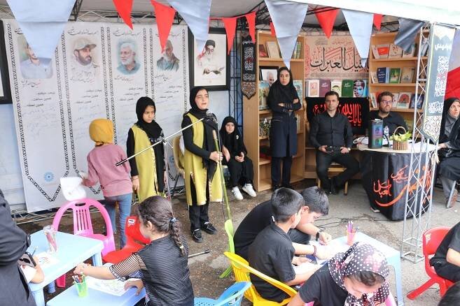 موکب عزاداران حسینی کتابخانه های عمومی استان البرز برپا شد