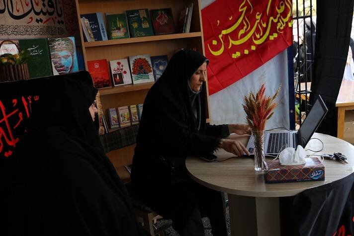 موکب عزاداران حسینی کتابخانه های عمومی استان البرز برپا شد