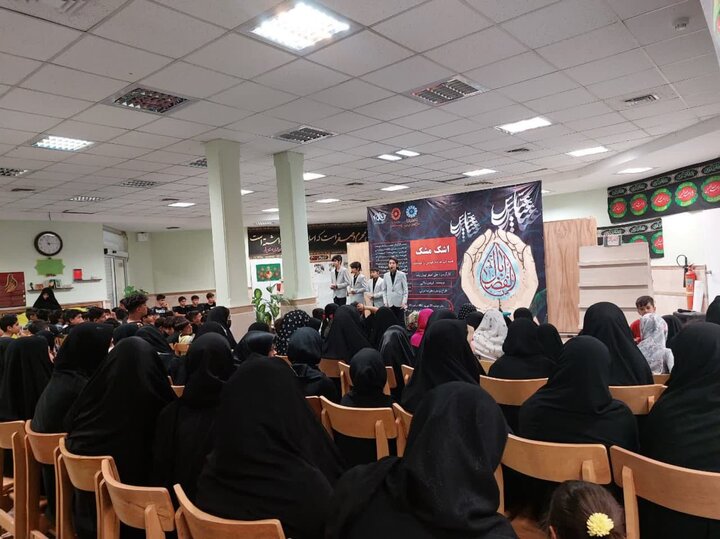 اجرای تئاتر دانش آموزی به «اشک مشک»