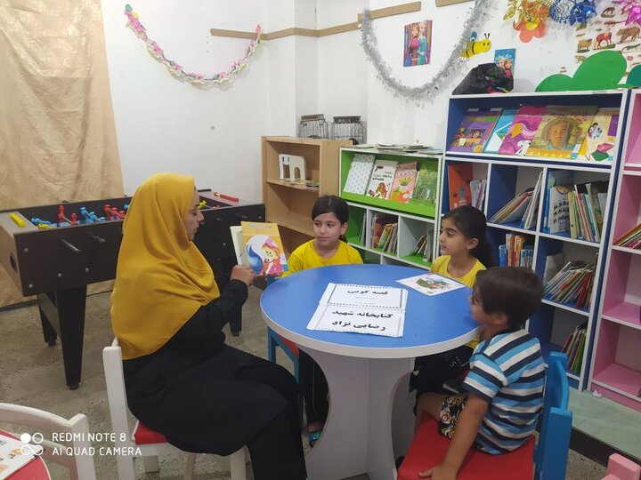 کتابخانه تنها مرکز فرهنگی فعال و پاتوق کودکان روستای پشتقلعه است