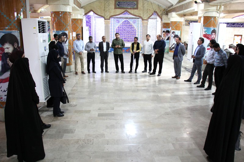 تجدید پیمان کتابداران کتابخانههای عمومی استان بوشهر با شهدا