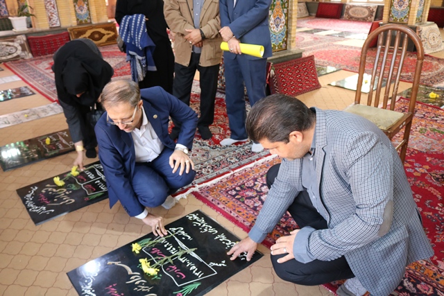 تجدید میثاق کتابداران گرمساری با آرمانهای امام راحل و شهدا