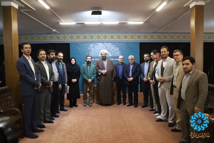 دیدار مهدی رمضانی دبیرکل نهاد با آیت‌الله حبیب‌الله شعبانی امام جمعه همدان