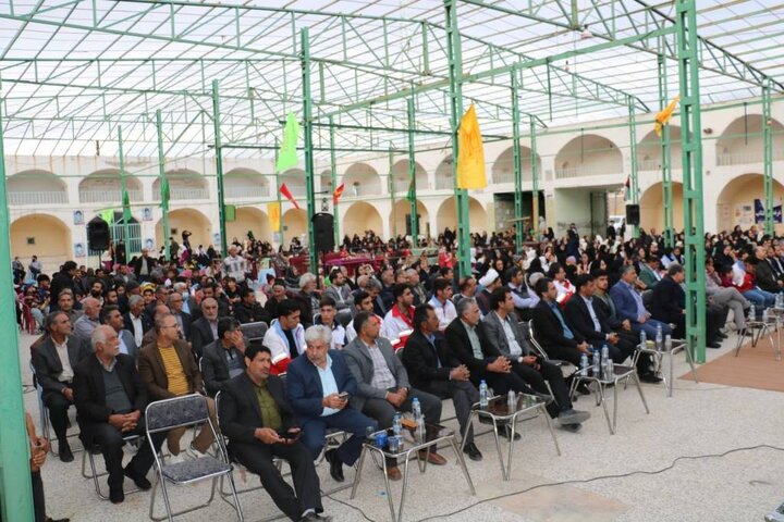 مراسم اختتامیه نهمین جشنواره روستاها و عشایر دوستدار کتاب در نصرتآباد کرمان برگزار شد