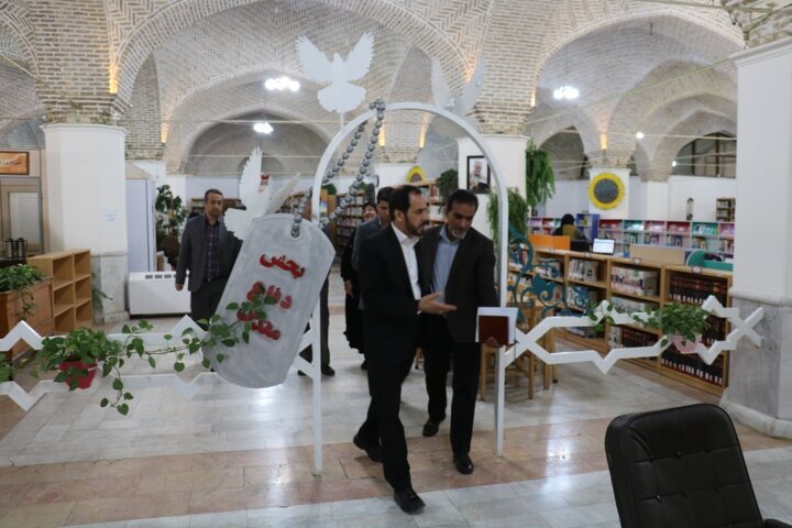 دیدار مدیران‌کل کتابخانه‌های عمومی و بهزیستی استان کرمان