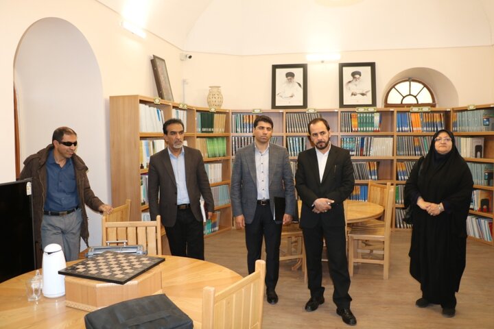 دیدار مدیران‌کل کتابخانه‌های عمومی و بهزیستی استان کرمان