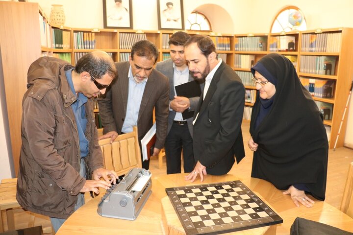 دیدار مدیران‌کل کتابخانه‌های عمومی و بهزیستی استان کرمان