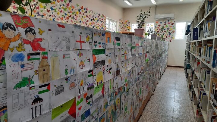 حمایت از کودکان و نوجوانان مظلوم غزه با زبان هنر