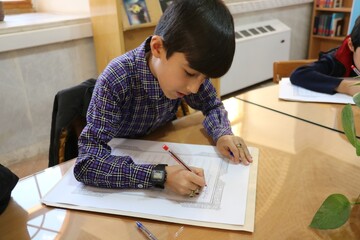 کتابت کلام وحی در کتابخانه مرکزی کرمان