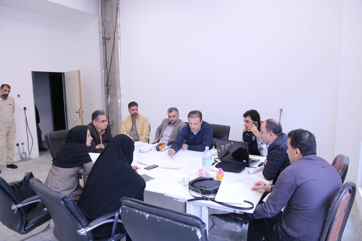 بازدید مدیرکل توسعه کتابخانههای نهاد کتابخانههای عمومی کشور از پروژه کتابخانه مرکزی ساری