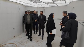 بازدید معاون توسعه کتابخانه ها و ترویج کتابخوانی از پروژه های عمرانی کتابخانه های شهر تهران