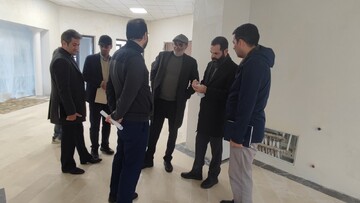 بازدید معاون توسعه کتابخانه ها و ترویج کتابخوانی از پروژه های عمرانی کتابخانه های شهر تهران