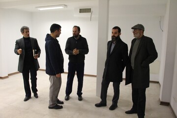 بازدید معاون توسعه کتابخانه ها و ترویج کتابخوانی از پروژه های عمرانی کتابخانه های شهر تهران