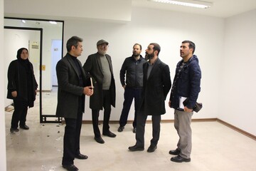 بازدید معاون توسعه کتابخانه ها و ترویج کتابخوانی از پروژه های عمرانی کتابخانه های شهر تهران