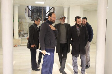 بازدید معاون توسعه کتابخانه ها و ترویج کتابخوانی از پروژه های عمرانی کتابخانه های شهر تهران