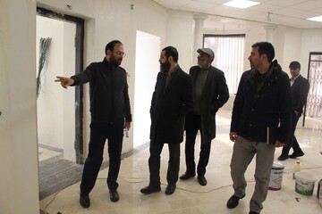 بازدید معاون توسعه کتابخانه ها و ترویج کتابخوانی از پروژه های عمرانی کتابخانه های شهر تهران