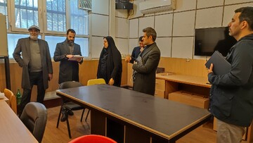 بازدید معاون توسعه کتابخانه ها و ترویج کتابخوانی از پروژه های عمرانی کتابخانه های شهر تهران