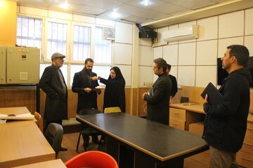 بازدید معاون توسعه کتابخانه ها و ترویج کتابخوانی از پروژه های عمرانی کتابخانه های شهر تهران