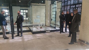 بازدید معاون توسعه کتابخانه ها و ترویج کتابخوانی از پروژه های عمرانی کتابخانه های شهر تهران