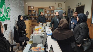 بازدید معاون توسعه کتابخانه ها و ترویج کتابخوانی از پروژه های عمرانی کتابخانه های شهر تهران