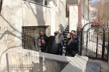 بازدید معاون توسعه کتابخانه ها و ترویج کتابخوانی از پروژه های عمرانی کتابخانه های شهر تهران