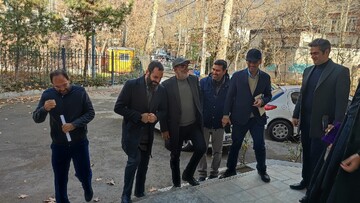 بازدید معاون توسعه کتابخانه ها و ترویج کتابخوانی از پروژه های عمرانی کتابخانه های شهر تهران