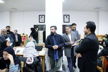 بازدید مهدی رمضانی دبیرکل نهاد از کتابخانه مرکزی بجنورد