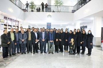 بازدید مهدی رمضانی دبیرکل نهاد از کتابخانه مرکزی بجنورد