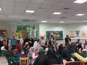 جشن ولادت امام علی (ع) کتابخانه شهدای نوبهار قم