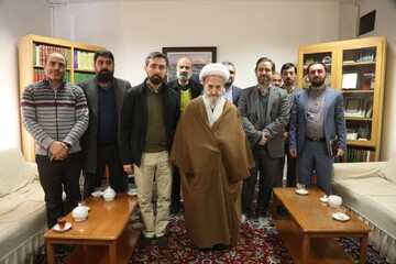 دیدار مهدی رمضانی دبیرکل نهاد با آیت الله جعفر سبحانی