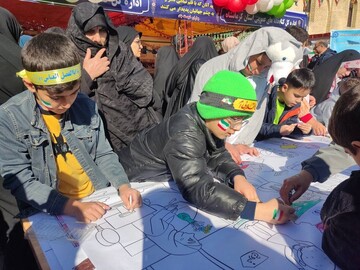 غرفه فرهنگی کتابخانه های استان کرمانشاه در 22 بهمن