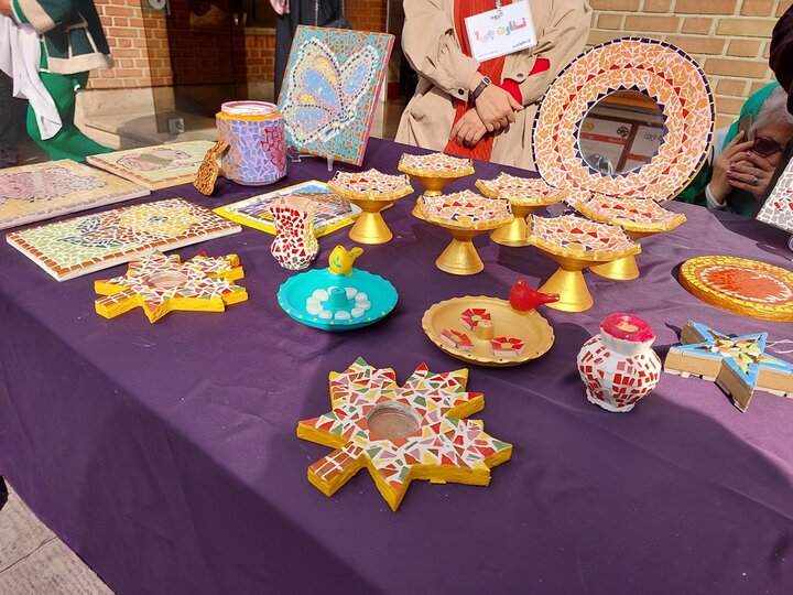 دبیرکل نهاد از نمایشگاه گروهی «هنر فرشتهها» بازدید کرد