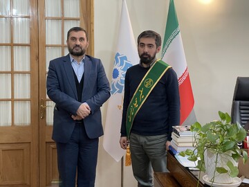 دیدار معاون آموزش و مشارکت‌های مردمی سازمان حفاظت محیط زیست با مهدی رمضانی دبیرکل نهاد