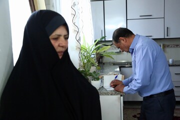 دیدار دبیرکل نهاد با خانواده شهید مدافع حرم مرتضی بصیری‌پور