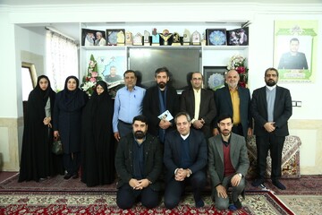 دیدار دبیرکل نهاد با خانواده شهید مدافع حرم مرتضی بصیری‌پور