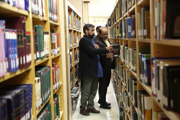 بازدید مهدی رمضانی دبیرکل نهاد از کتابخانه الغدیر بیرجند