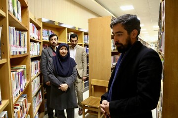 بازدید مهدی رمضانی دبیرکل نهاد از کتابخانه الغدیر بیرجند