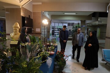بازدید مدیرکل صدا و سیما از کتابخانه مرکزی ارومیه
