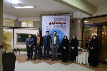 بازدید رئیس سازمان بسیج رسانه  از کتابخانه مرکزی ارومیه