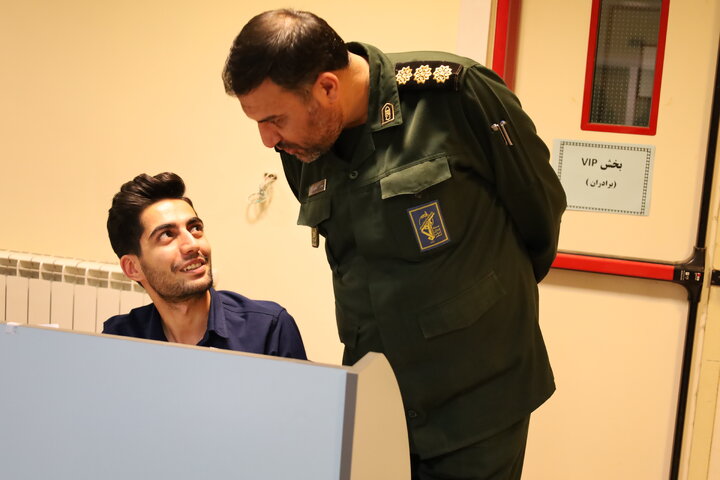 حضور جمعی از معاونین سپاه شهدا استان در کتابخانه مرکزی ارومیه