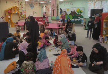 کارگاه آموزشی «نقاشی سفره هفت سین» مرکزی قم