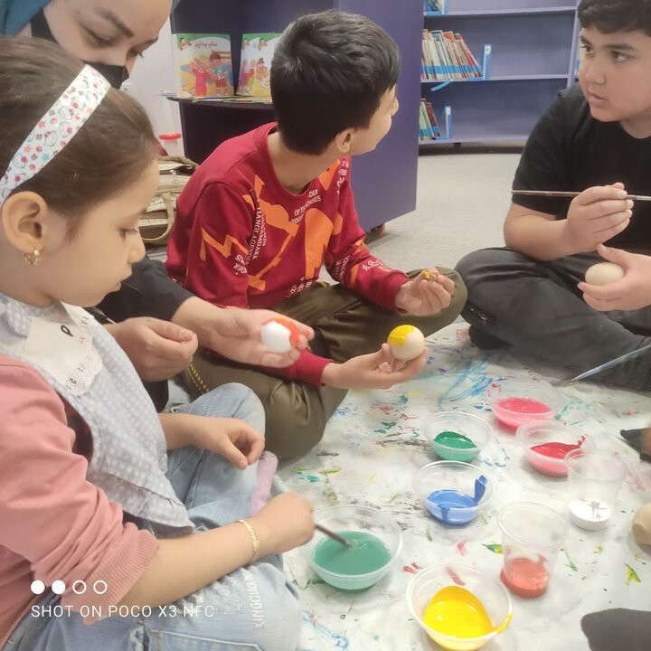 کارگاه آموزشی «نقاشی سفره هفت سین» برگزار شد