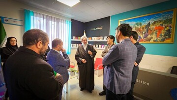 بازدید رئیس کمیسیون فرهنگی مجلس شورای اسلامی از کتابخانه علامه شیخ عبدالکریم زنجانی