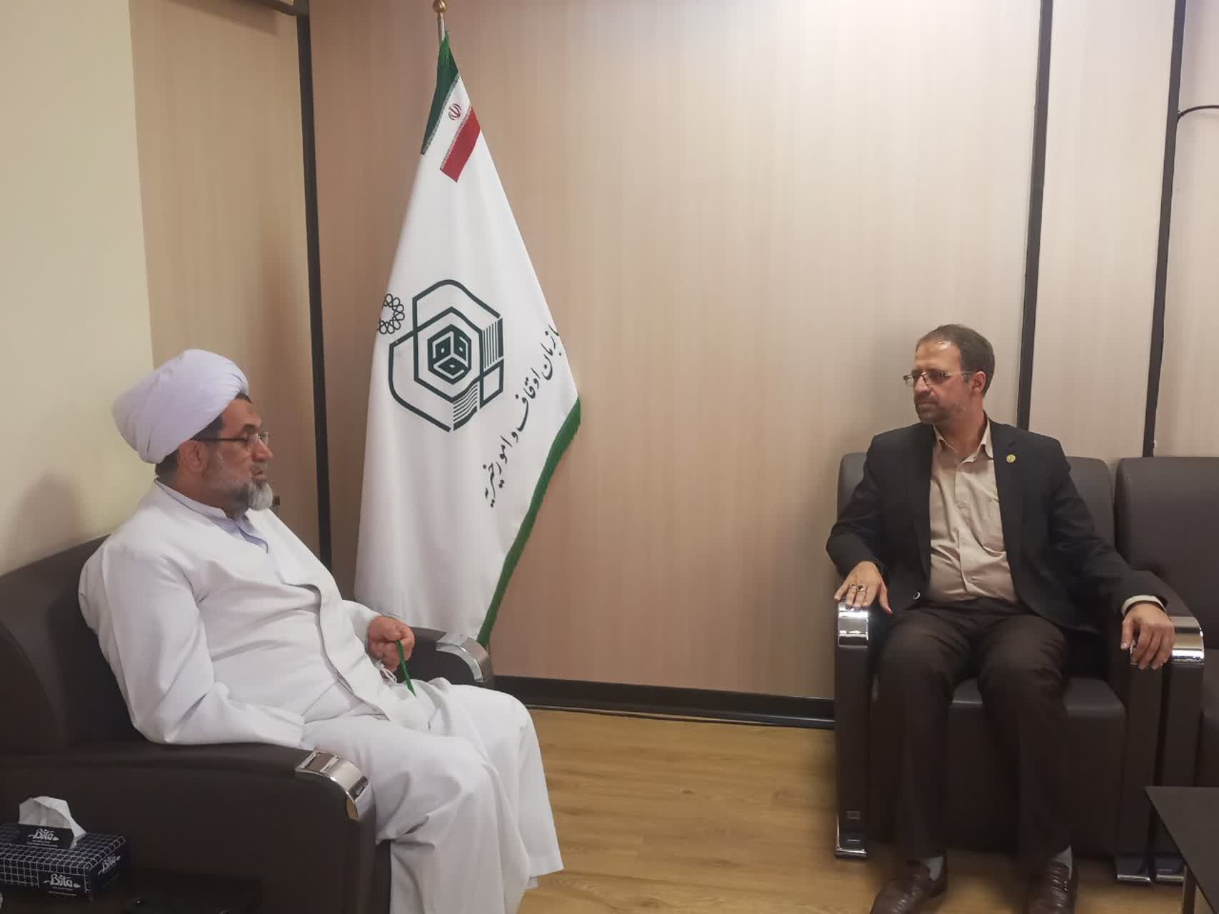 دیدار مدیران کل اوقاف و امور خیریه و کتابخانههای عمومی استان سمنان