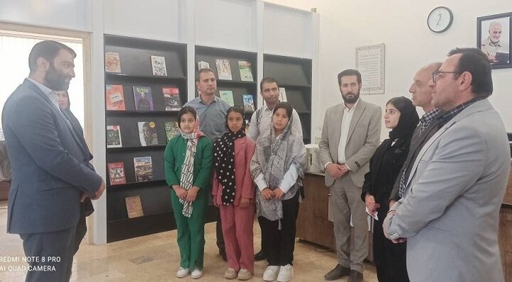 کتابخانه عمومی شهید کریمیان آلونی میزبان هنرآموزان شاهنامهخوانی و نقالی شد