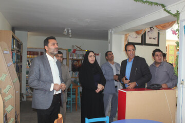 بازدید مدیرکل کتابخانه های عمومی استان ایلام از کتابخانه های عمومی شهرستان دهلران
