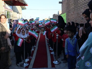 افتتاح کتابخانه عمومی برکتِ مرحوم حاج سیدمجتبی حسینی روستای شفیع آباد شهرستان بردسکن