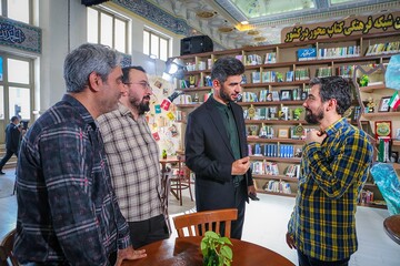 هم نشینی دبیرکل نهاد با اهالی رسانه در نمایشگاه بین المللی کتاب تهران 