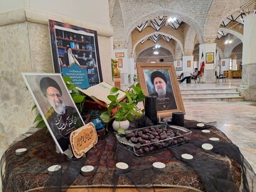 فضاسازی کتابخانه های عمومی استان کرمان به مناسبت شهادت رئیس جمهور